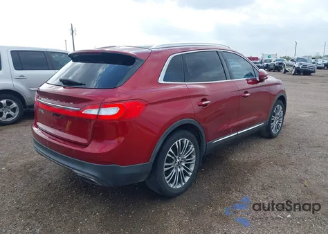 2016 Lincoln Mkx Reserve z USA, uszkodzony, nr VIN 2LMTJ6LR5GBL82249